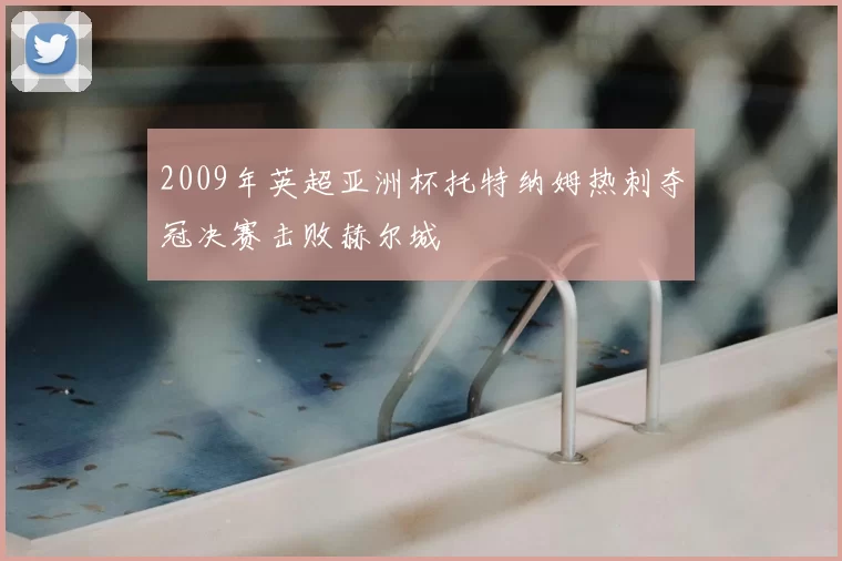 2009年英超亚洲杯托特纳姆热刺夺冠决赛击败赫尔城